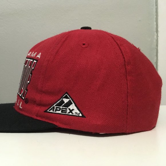 NEW Vintage Apex One University of Alabama Crimson Time Football Snapback Hat - Picture 3 of 6